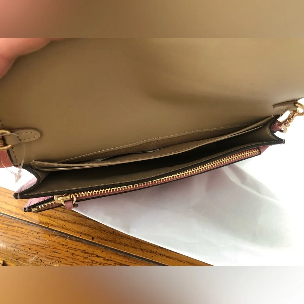 New Coach Anna Clutch/Crossbody in Petal Print - Picture 5 of 13